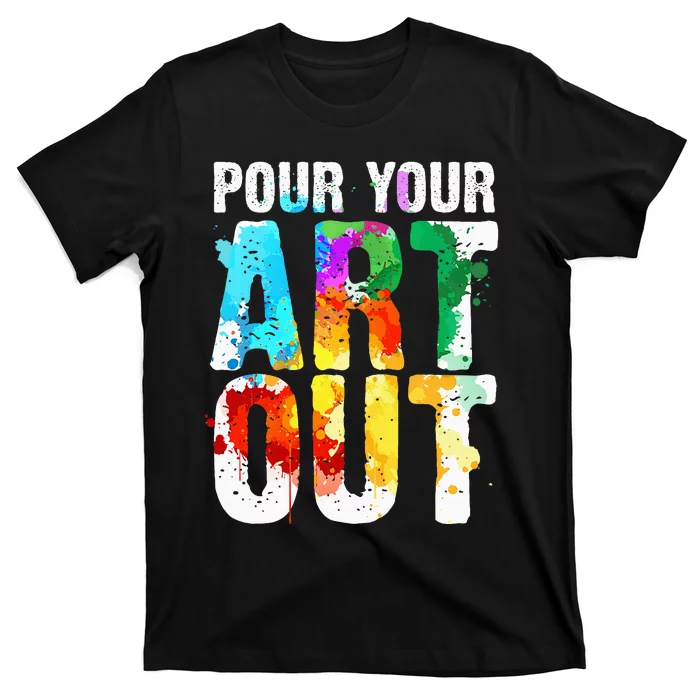 Cool Artist Painter Art Teacher Paint Artists T-Shirt