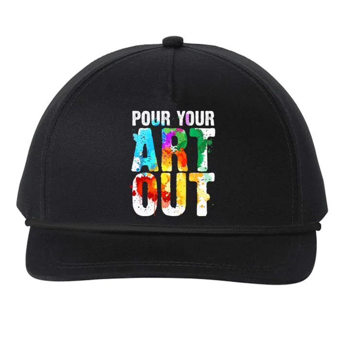 Cool Artist Painter Art Teacher Paint Artists Snapback Five-Panel Rope Hat