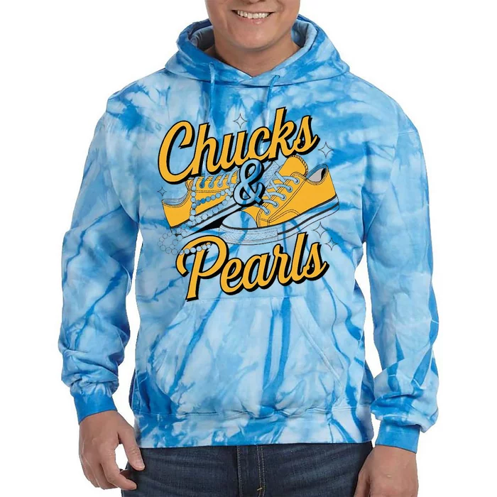 Chucks And Pearls For Women 2024 Tie Dye Hoodie