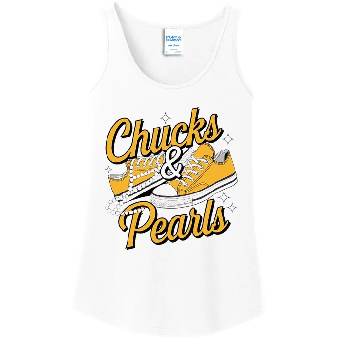 Chucks And Pearls For Women 2024 Ladies Essential Tank