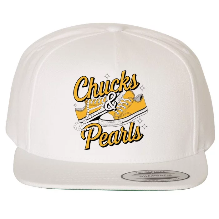 Chucks And Pearls For Women 2024 Wool Snapback Cap