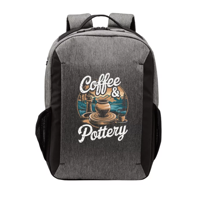 Coffee And Pottery Lover Ceramic Artist Vector Backpack