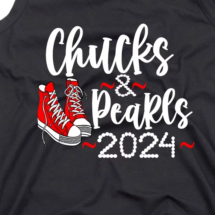 Kamala Harris Chucks Graphic Tank Top