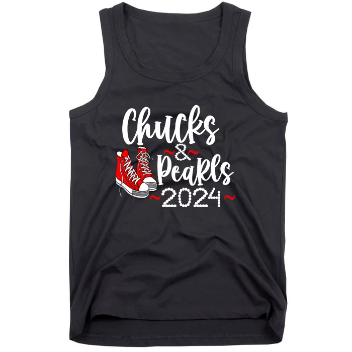 Kamala Harris Chucks Graphic Tank Top