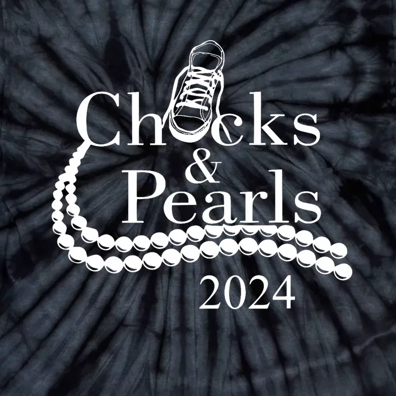 Chucks And Pearls 2024 Gifts Tie-Dye T-Shirt