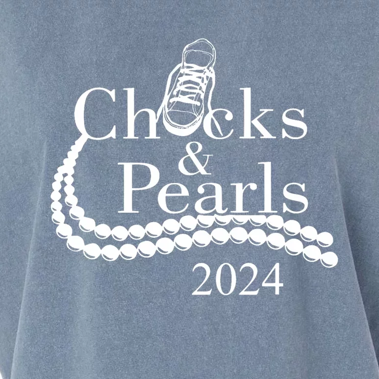 Chucks And Pearls 2024 Gifts Garment-Dyed Women's Muscle Tee