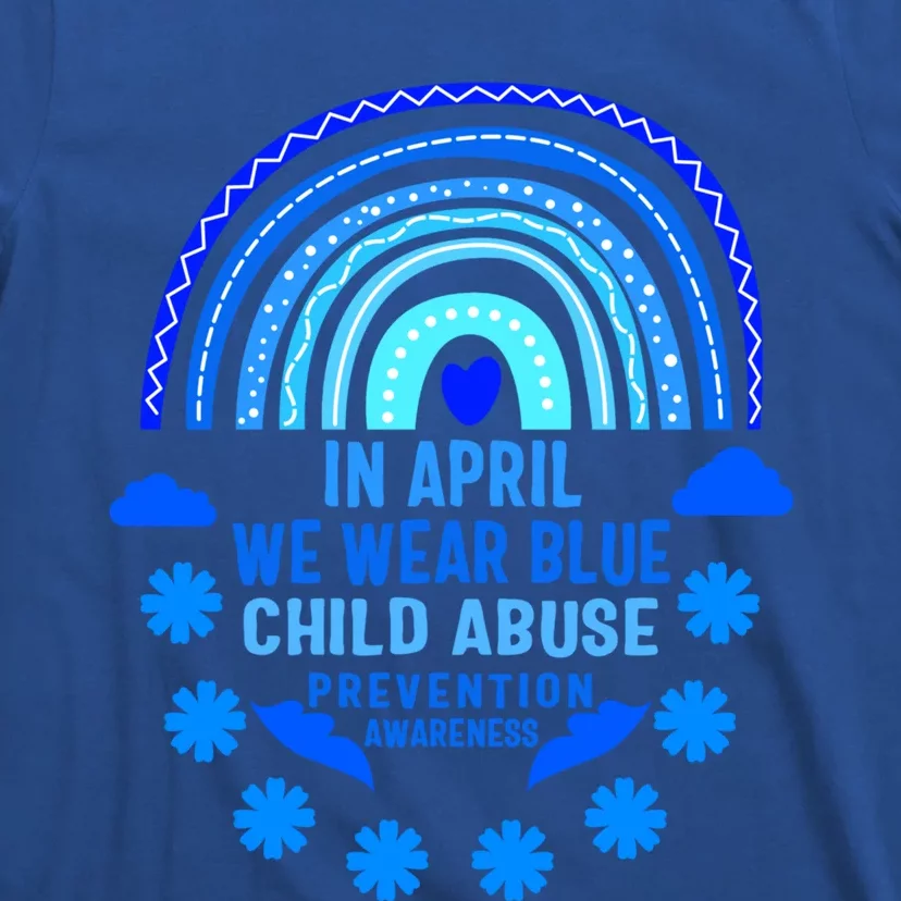 Child Abuse Prevention Month Awareness April Wear The Blue Gift T-Shirt