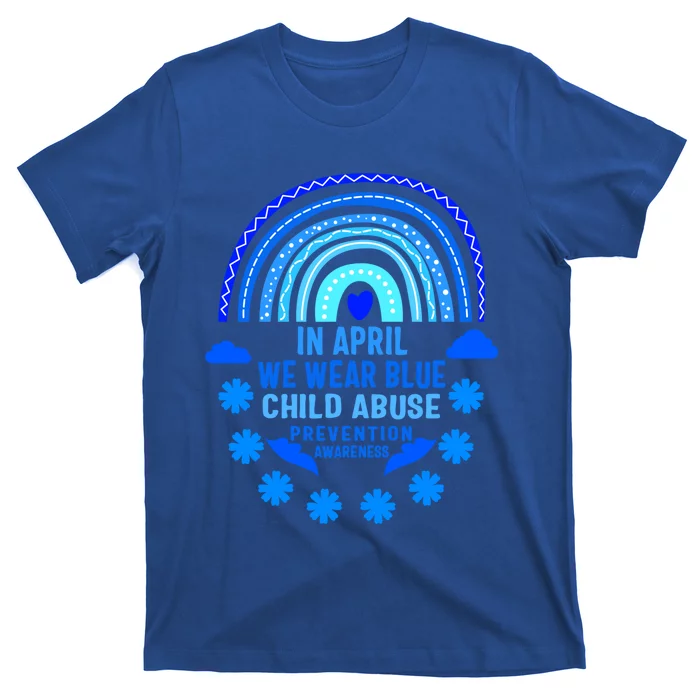 Child Abuse Prevention Month Awareness April Wear The Blue Gift T-Shirt