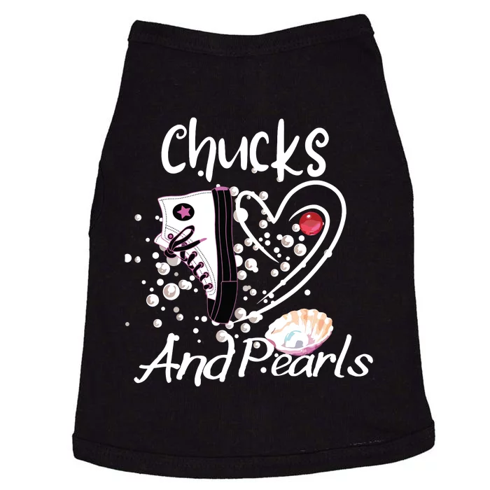 Chucks And Pearls Doggie Tank