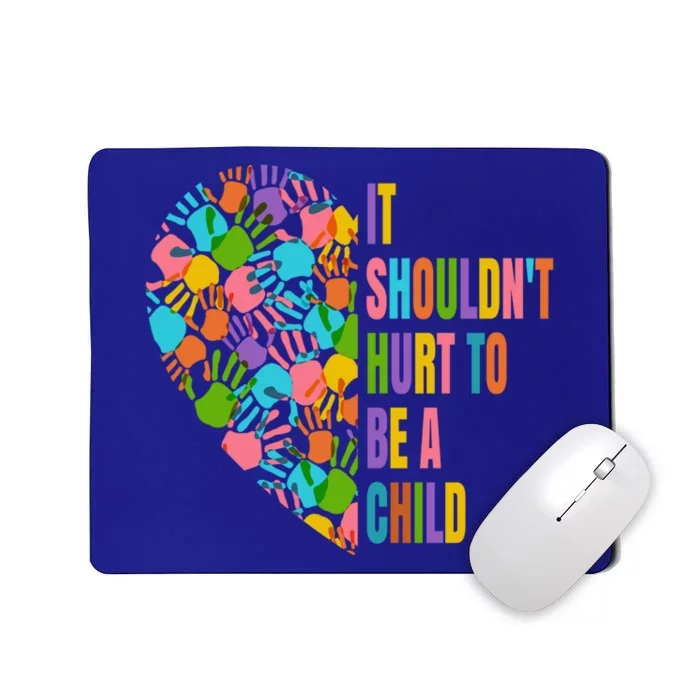 Child Abuse Prevention Month Awareness Cute Gift Funny Gift Mousepad