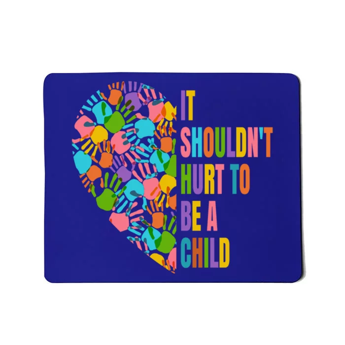 Child Abuse Prevention Month Awareness Cute Gift Funny Gift Mousepad