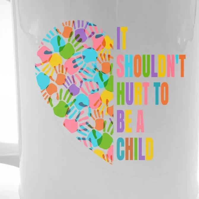 Child Abuse Prevention Month Awareness Cute Gift Funny Gift Front & Back Beer Stein