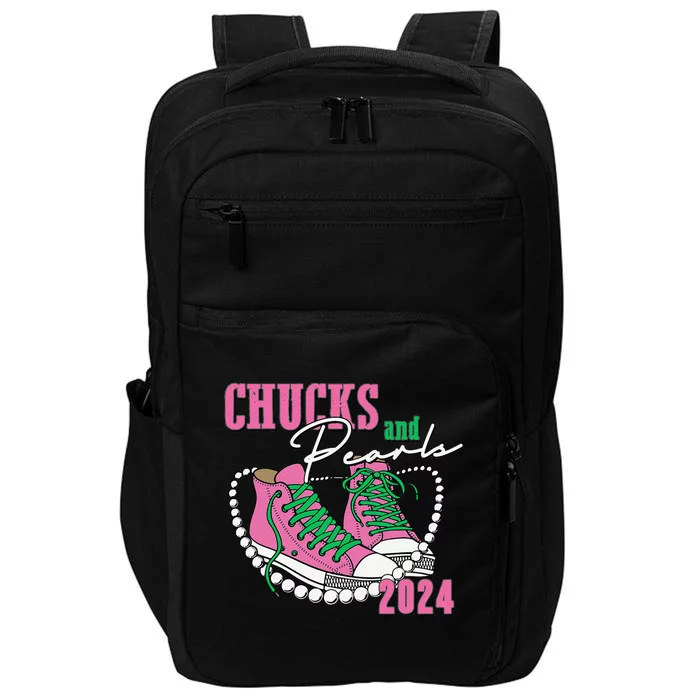 Chucks And Pearls IM With Her Kamala 2024 Impact Tech Backpack