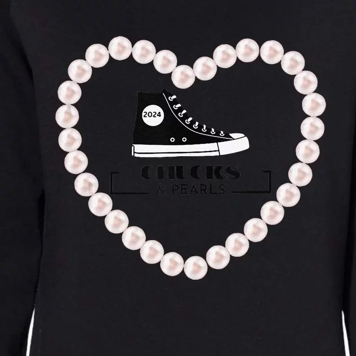 Chucks And Pearls 2024 Womens California Wash Sweatshirt