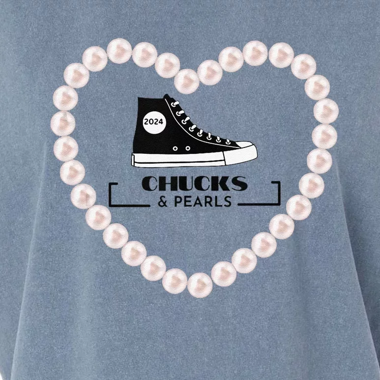 Chucks And Pearls 2024 Garment-Dyed Women's Muscle Tee