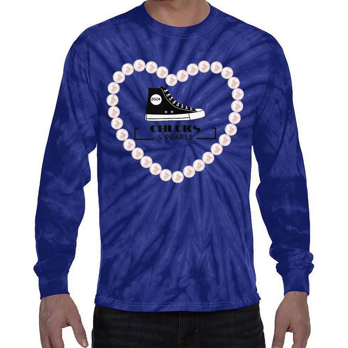 Chucks And Pearls 2024 Tie-Dye Long Sleeve Shirt