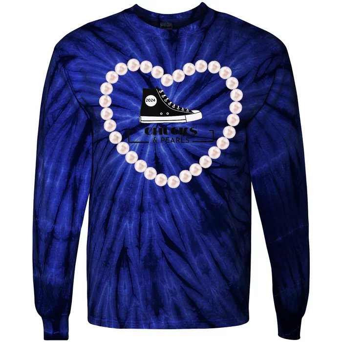 Chucks And Pearls 2024 Tie-Dye Long Sleeve Shirt