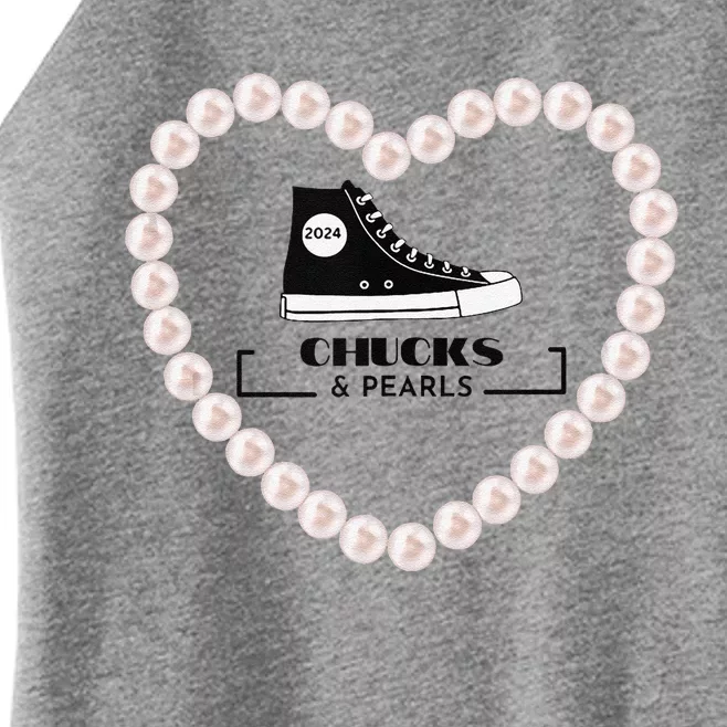 Chucks And Pearls 2024 Women’s Perfect Tri Rocker Tank