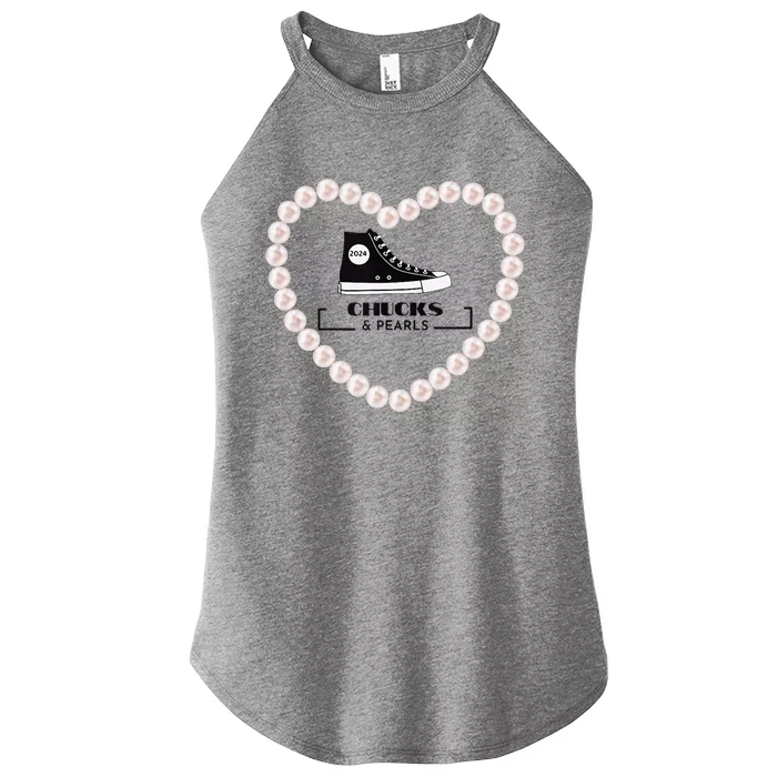 Chucks And Pearls 2024 Women’s Perfect Tri Rocker Tank