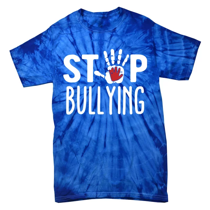 Child Abuse Prevention Month Stop Bullying Gift Tie-Dye T-Shirt