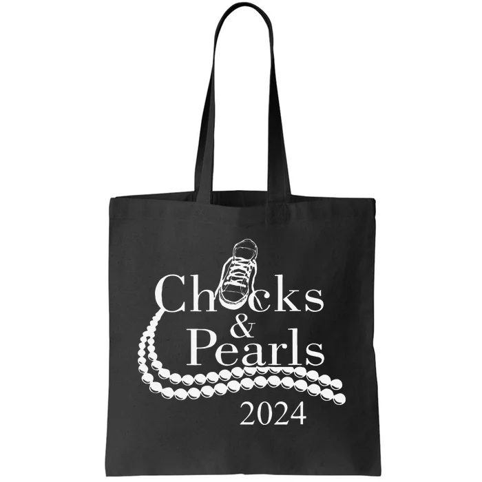 Chucks And Pearls 2024 Gifts Tote Bag