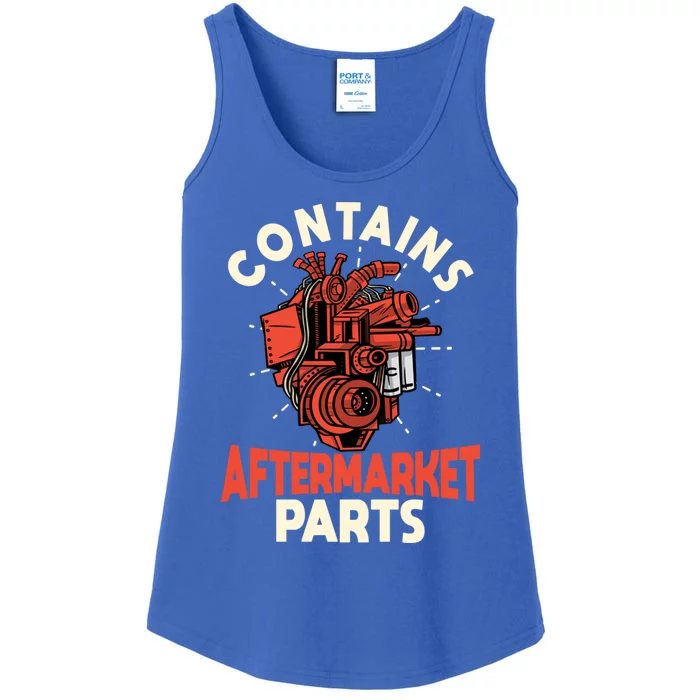 Contains Aftermarket Parts Open Heart Surgery Survivor Gift Ladies Essential Tank