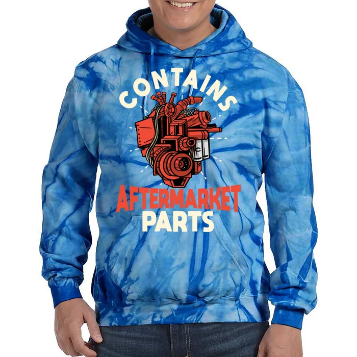 Contains Aftermarket Parts Open Heart Surgery Survivor Gift Tie Dye Hoodie