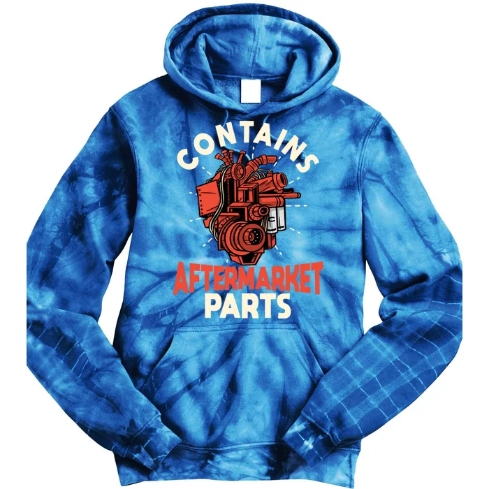 Contains Aftermarket Parts Open Heart Surgery Survivor Gift Tie Dye Hoodie