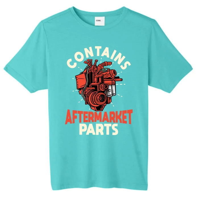 Contains Aftermarket Parts Open Heart Surgery Survivor Gift ChromaSoft Performance T-Shirt