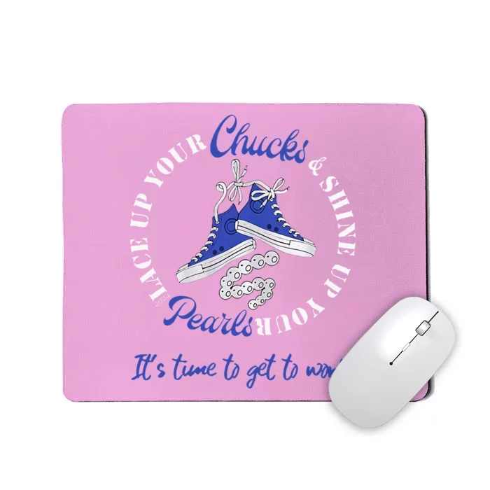 Chucks And Pearls Kamala 2024 Mousepad