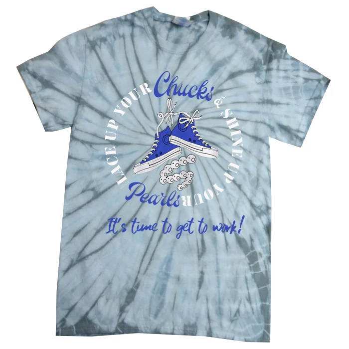 Chucks And Pearls Kamala 2024 Tie-Dye T-Shirt