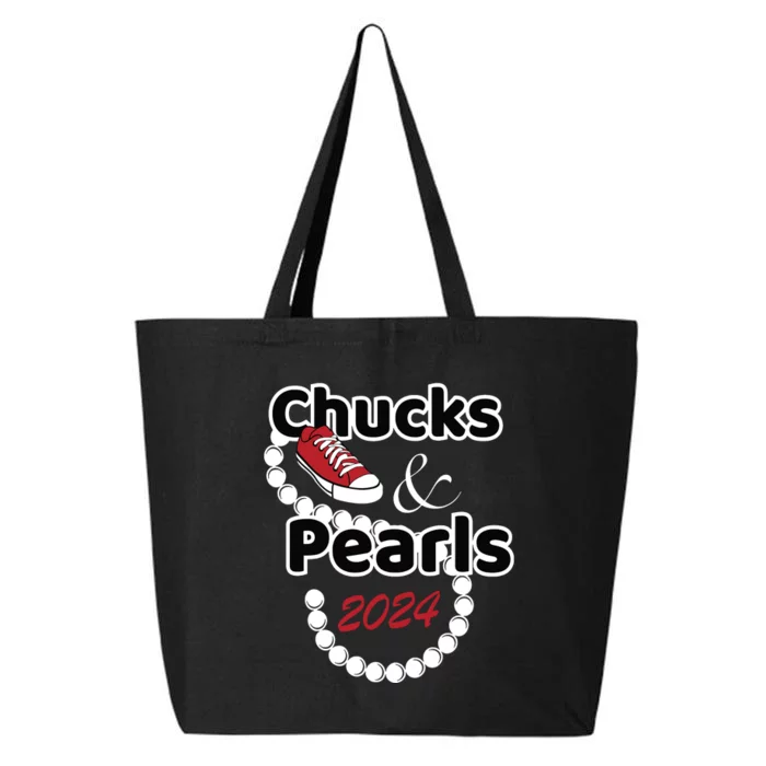 Chucks And Pearls Cute Women 2024 25L Jumbo Tote