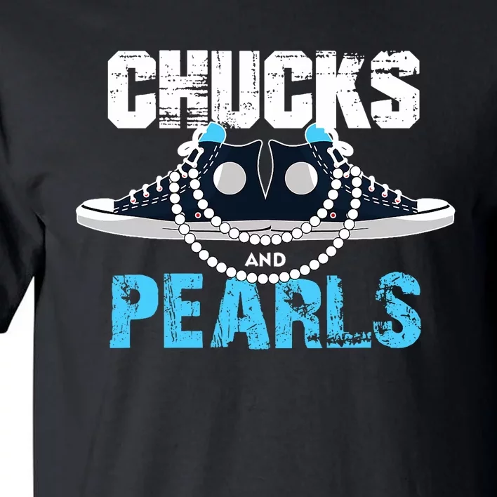 Chucks And Pearls Kamala Harris Vp Inauguration Tall T-Shirt