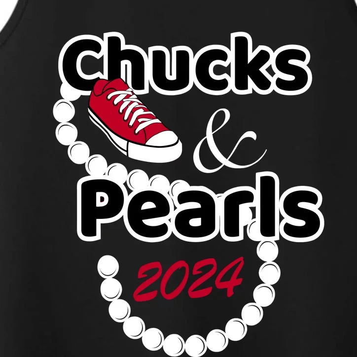 Chucks And Pearls Cute Wo 2024 Performance Tank