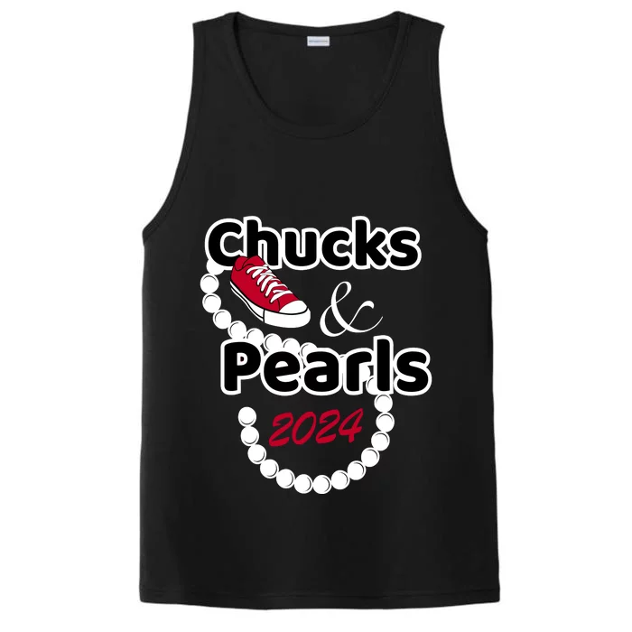 Chucks And Pearls Cute Wo 2024 Performance Tank