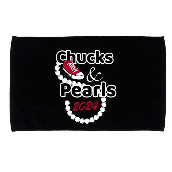 Chucks And Pearls Cute Wo 2024 Microfiber Hand Towel