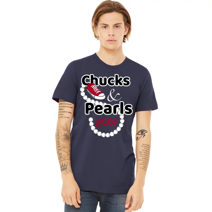 Chucks And Pearls Cute Wo 2024 Premium T-Shirt