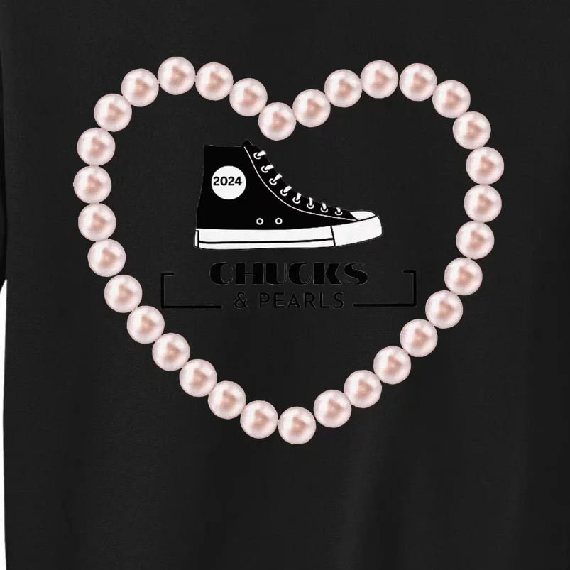 Chucks And Pearls 2024 V Neck Tall Sweatshirt