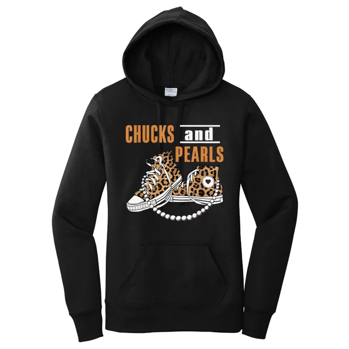 Chucks And Pearls Gift Women's Pullover Hoodie