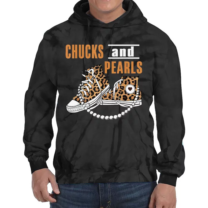 Chucks And Pearls Gift Tie Dye Hoodie