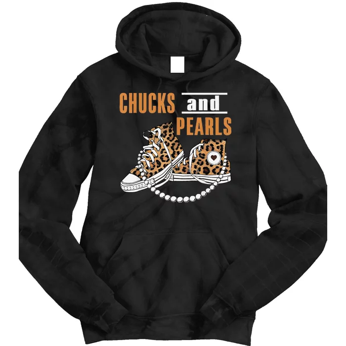 Chucks And Pearls Gift Tie Dye Hoodie