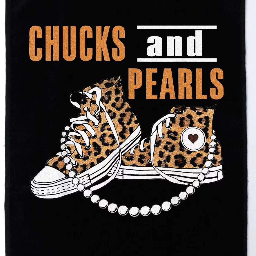 Chucks And Pearls Gift Platinum Collection Golf Towel