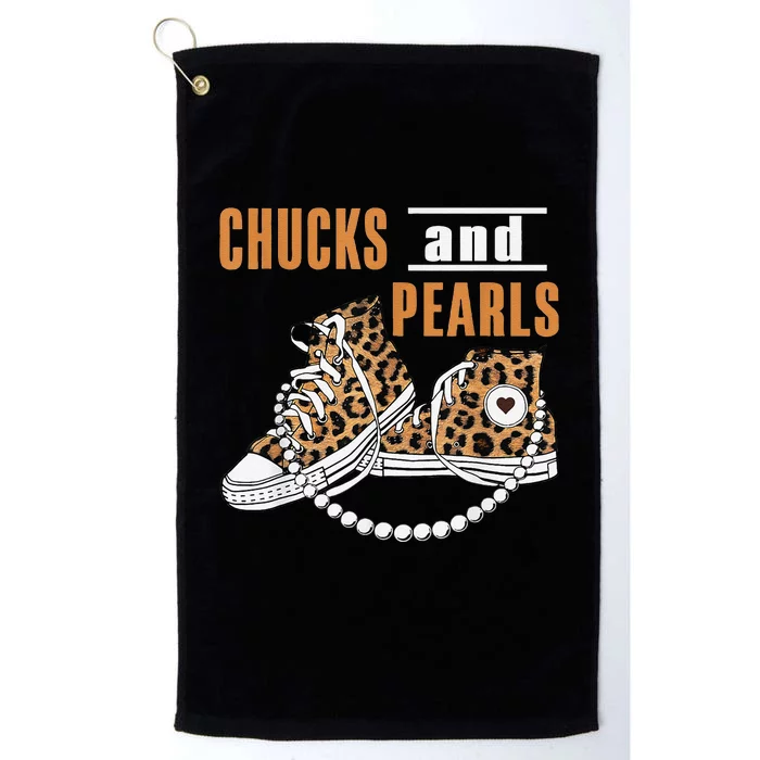 Chucks And Pearls Gift Platinum Collection Golf Towel