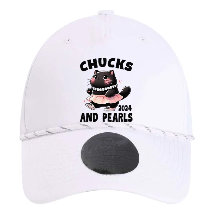 Chucks And Pearls Cute Black Cat Black History Proud Women Performance The Dyno Cap