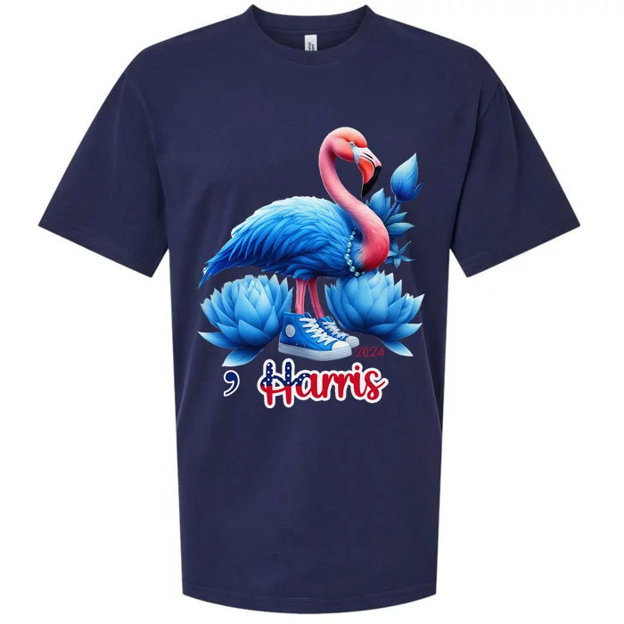 Chucks And Pearls Flamingo Harris Sueded Cloud Jersey T-Shirt