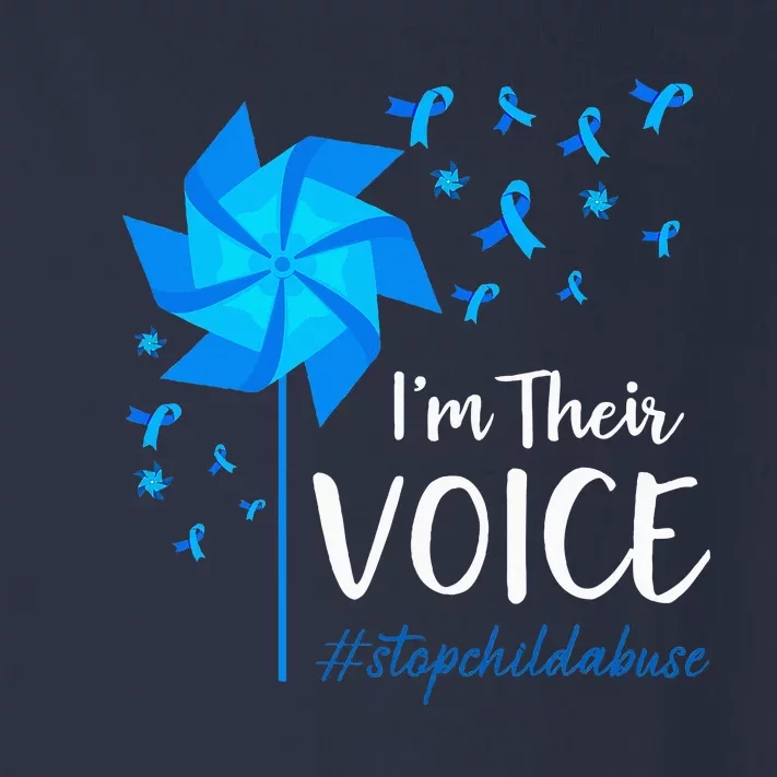 Child Abuse Prevention Awareness IM Their Voice Pinwheel Toddler Long Sleeve Shirt