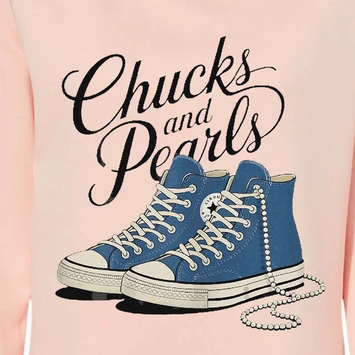 Chucks And Pearls For Ladies 2024 Womens California Wash Sweatshirt