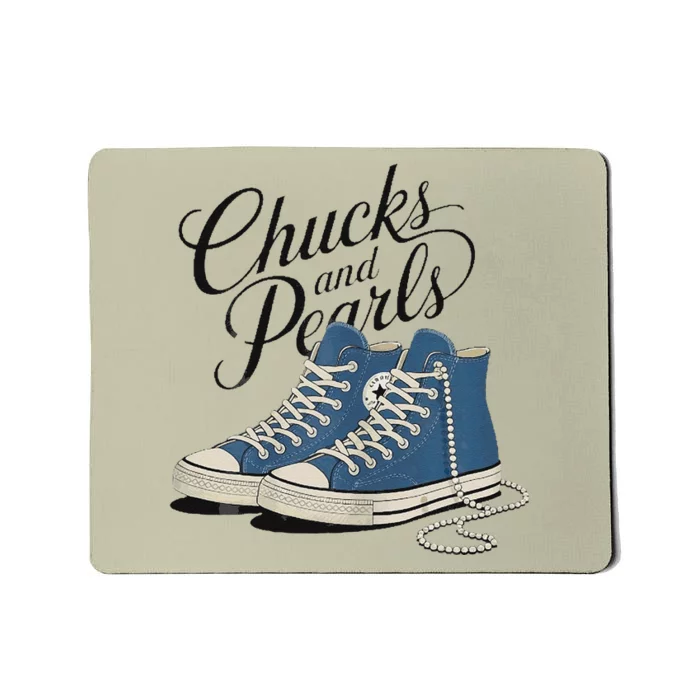 Chucks And Pearls For Ladies 2024 Mousepad