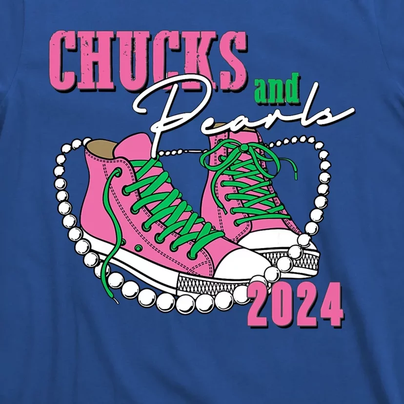 Chucks And Pearls Kamala Harris President 2024 T-Shirt