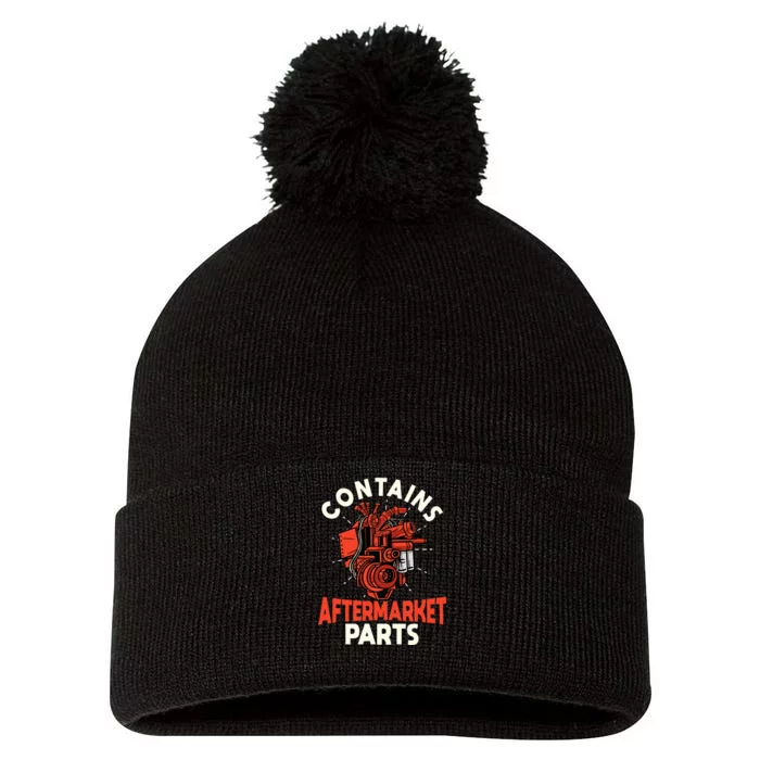 Contains Aftermarket Parts Open Heart Surgery Survivor Pom Pom 12in Knit Beanie